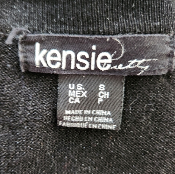 Sparkly Black Puff Sleeve Cardigan - Picture 10 of 12